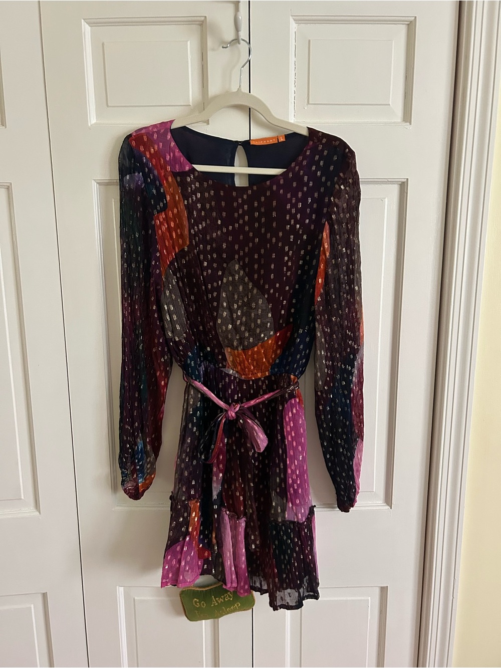 Oliphant Multi-Color Long Sleeve Mini Dress